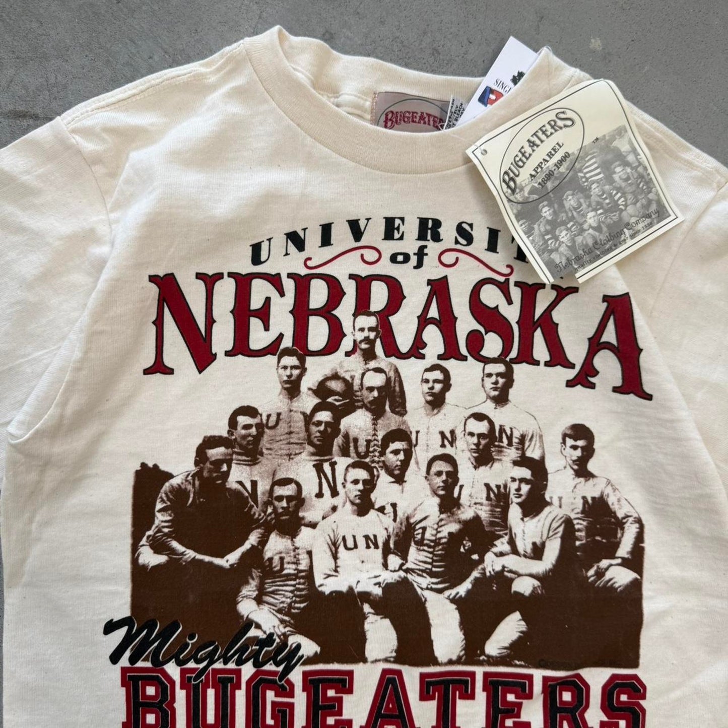 Vintage 90s Nebraska Bugeaters Huskers T-Shirt - Medium