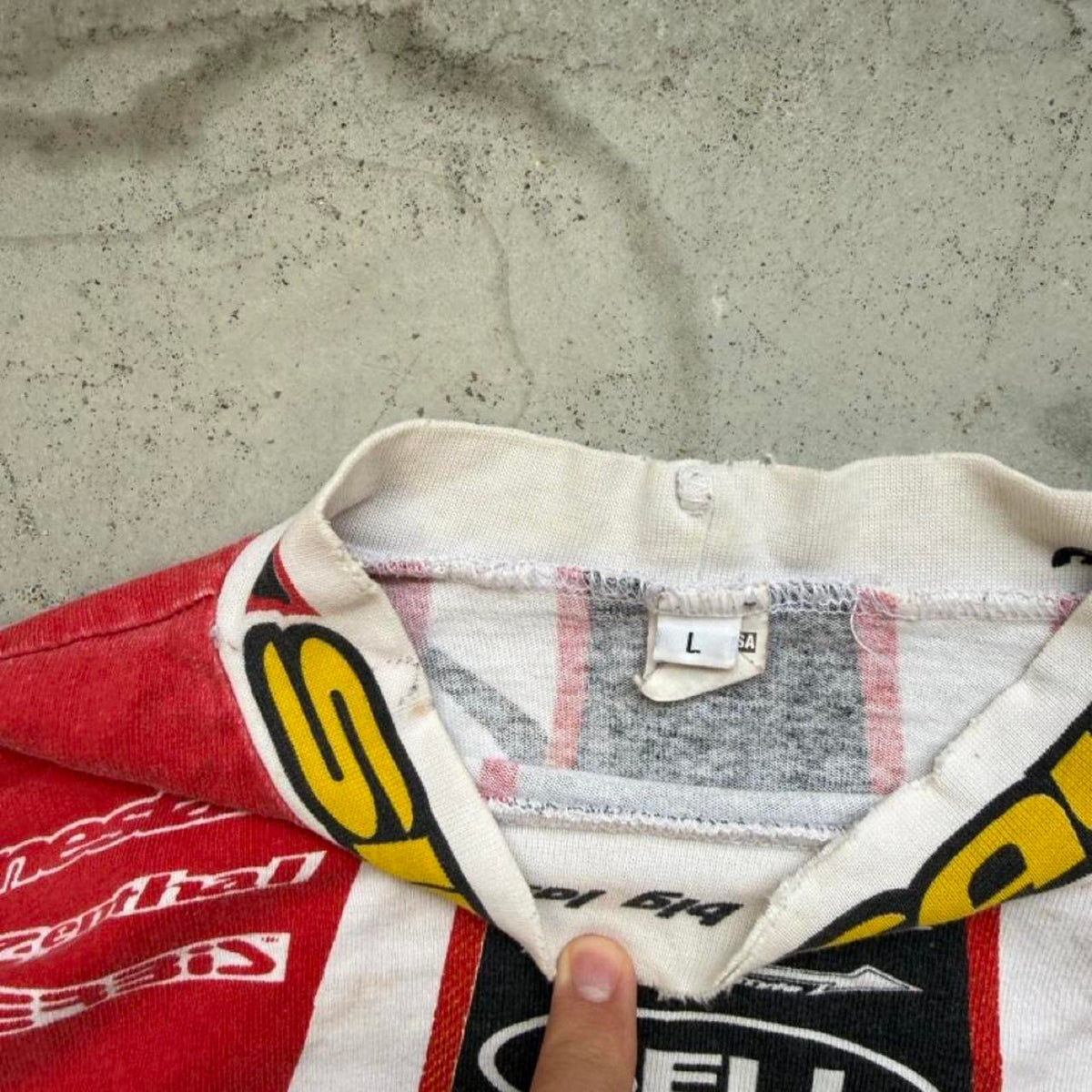 Vintage Oakley Troy Racing Sinisalo Biker Long Sleeve T-Shirt - Large