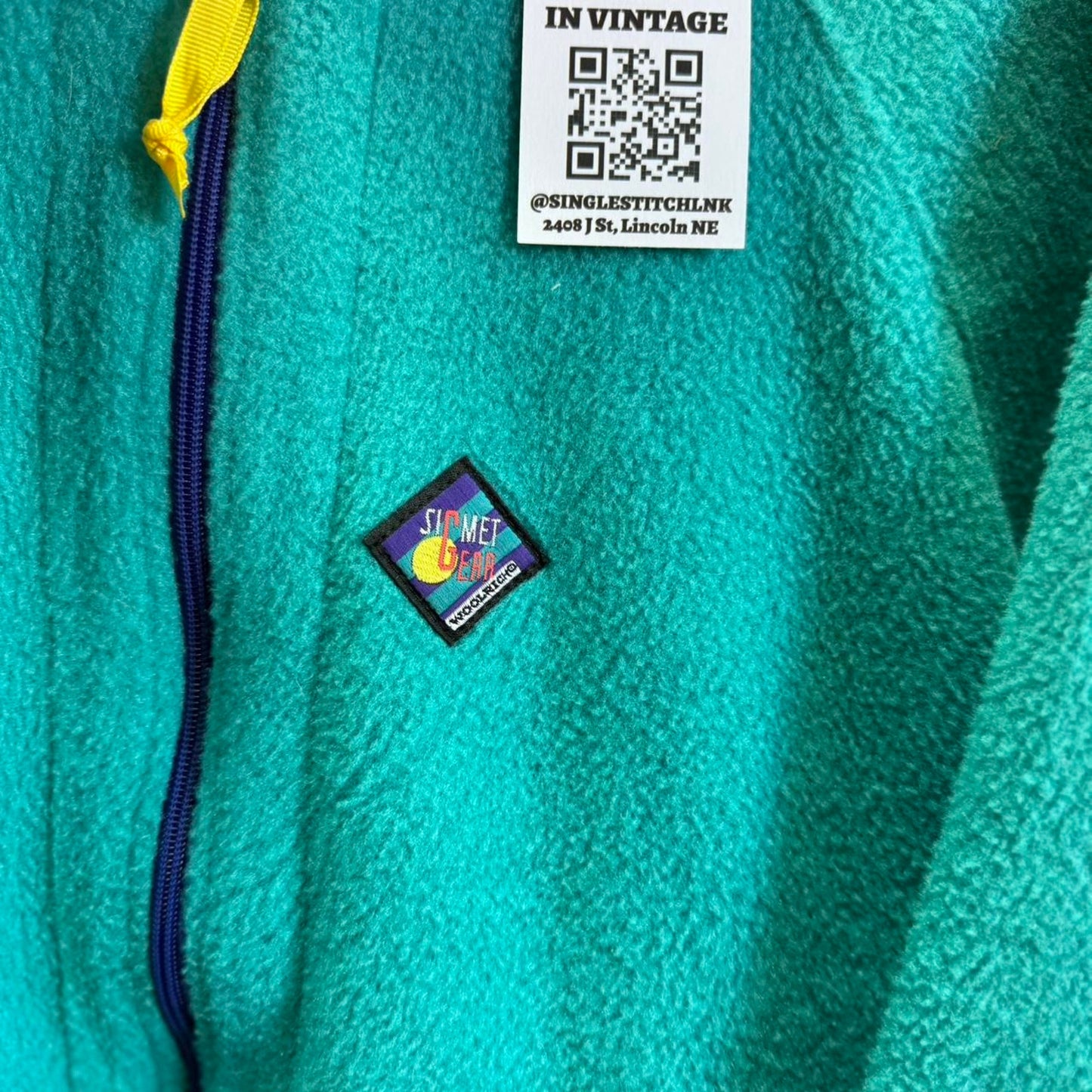 Vintage 90s Woolrich Ski Fleece Zip Up Jacket