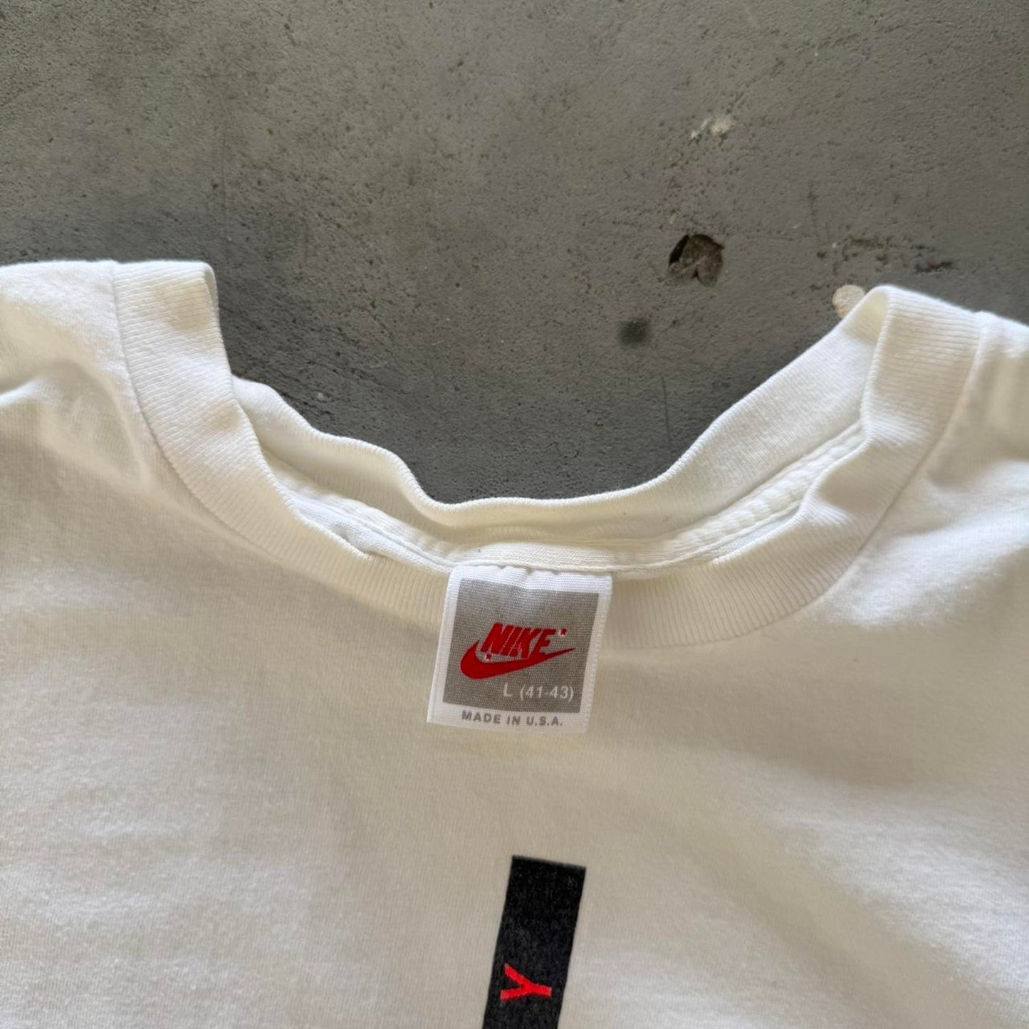 Vintage 90s Nike Kick Some Butt Swoosh T-Shirt - Large