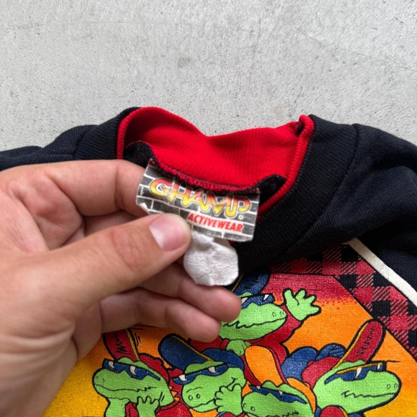 Vintage 90s Alligator Croc Car Cartoon Crewneck - Kids 2T