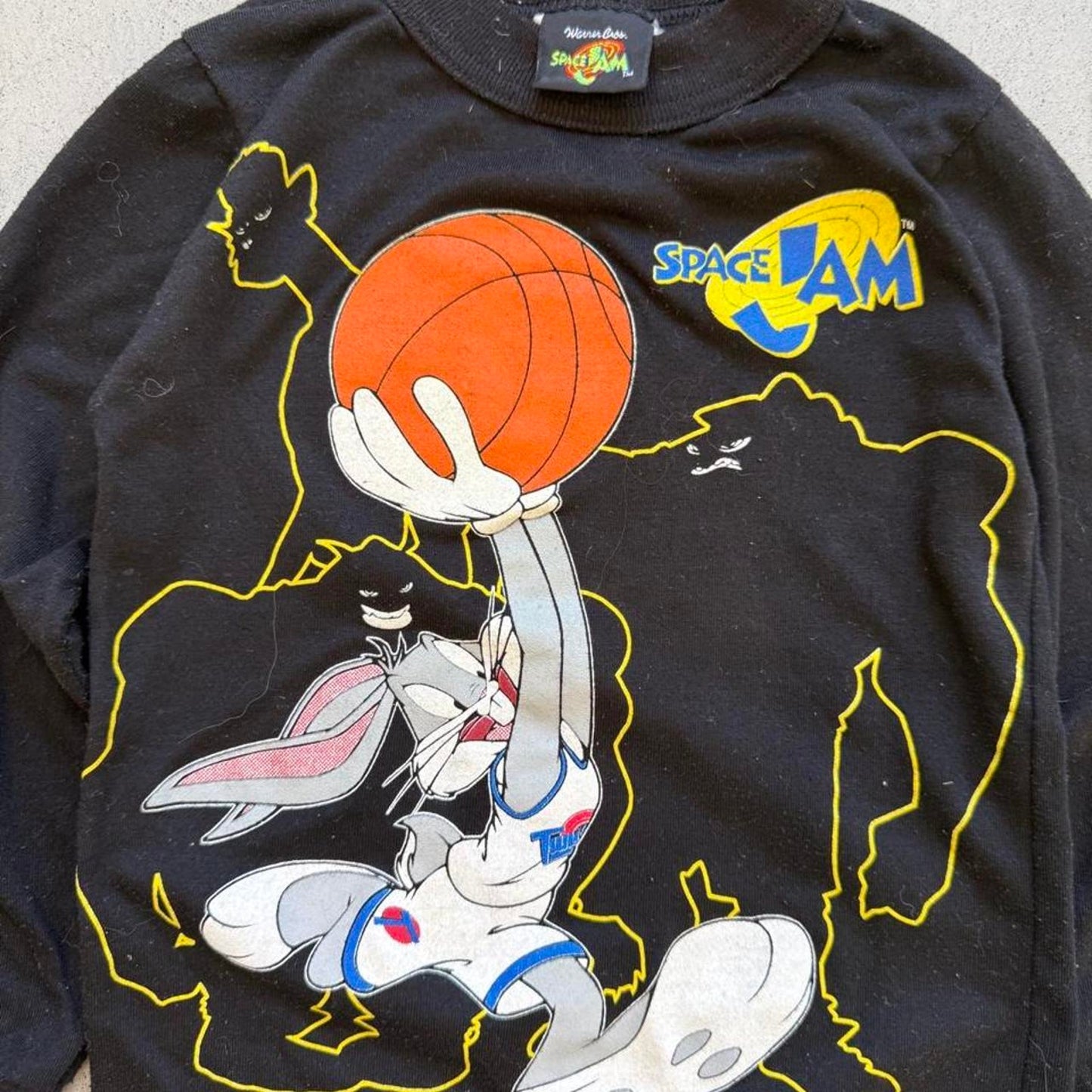 Vintage 90s Space Jam Looney Tunes T-Shirt- Kids 4/5
