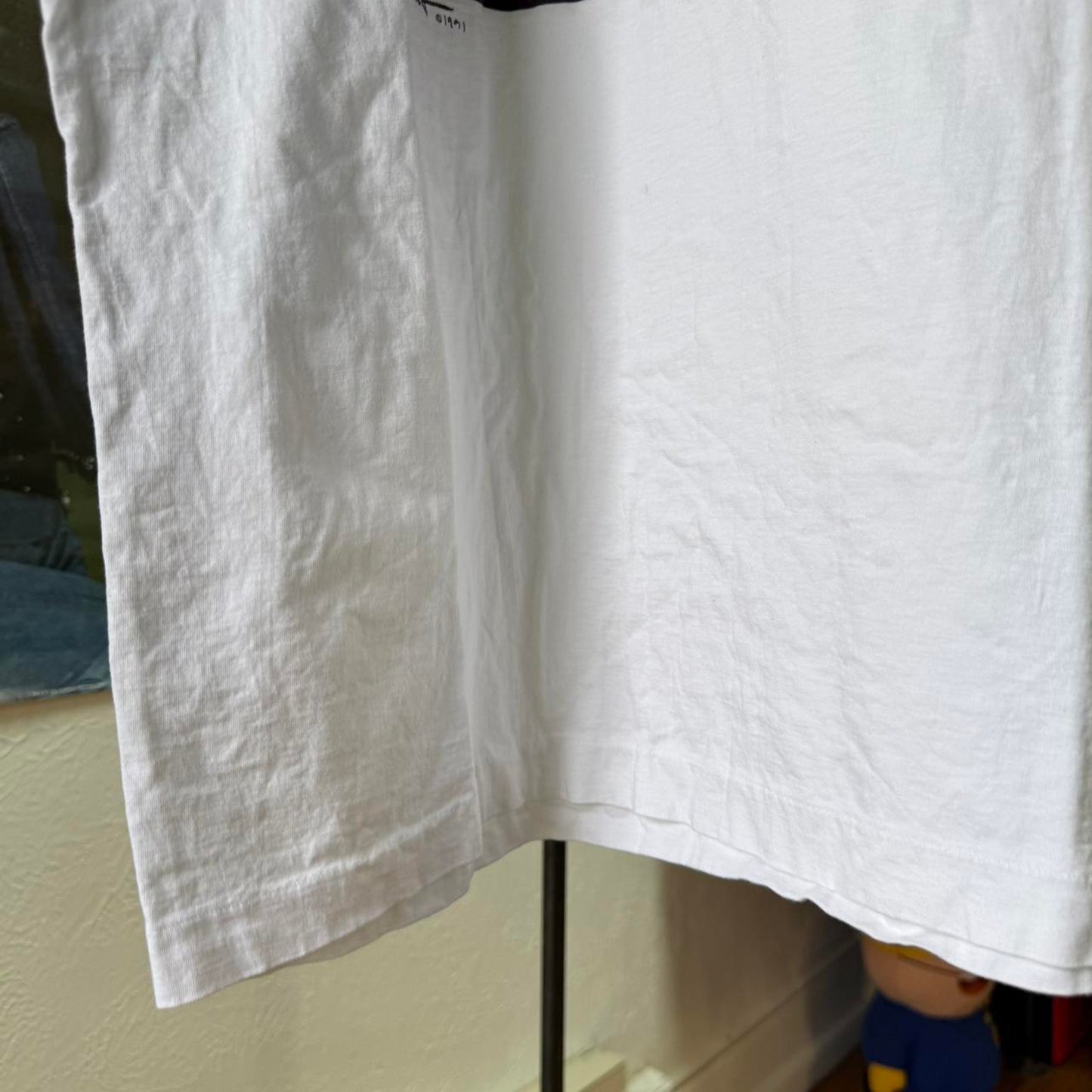 Vintage 90s New York Taxi Cab Art Artist T-Shirt - Large