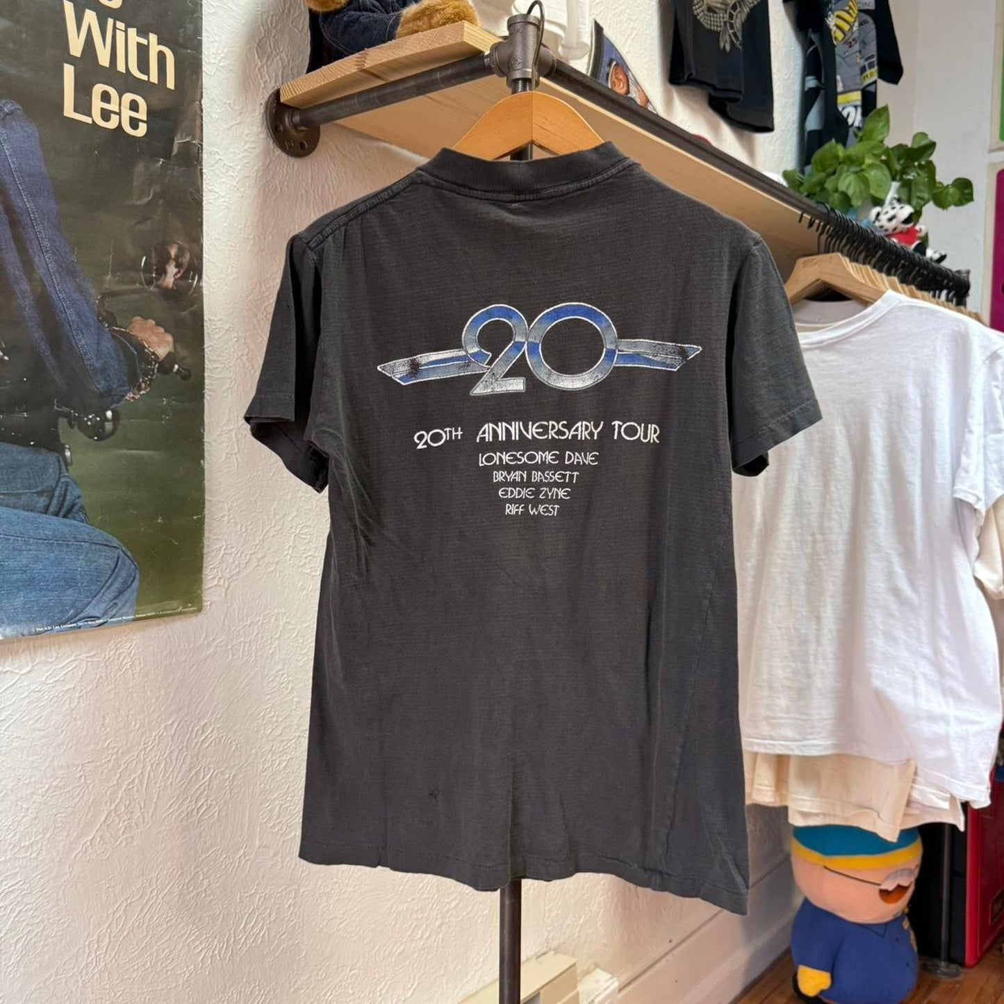 Vintage 80s Foghat 20th Anniversary Tour Band T-Shirt - Medium