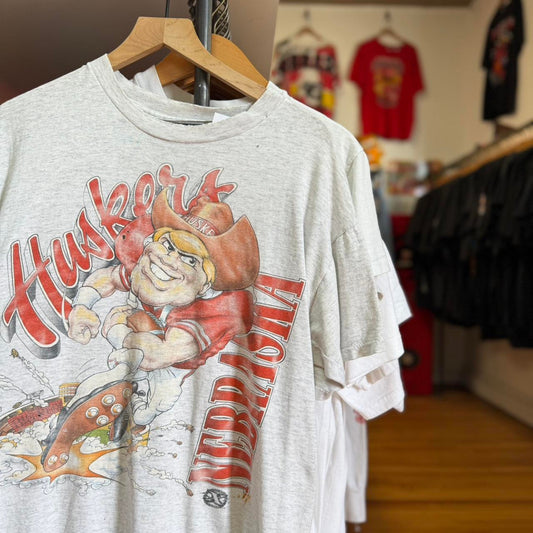 Vintage 90s Nebraska Huskers Xplosion Herbie T-Shirt