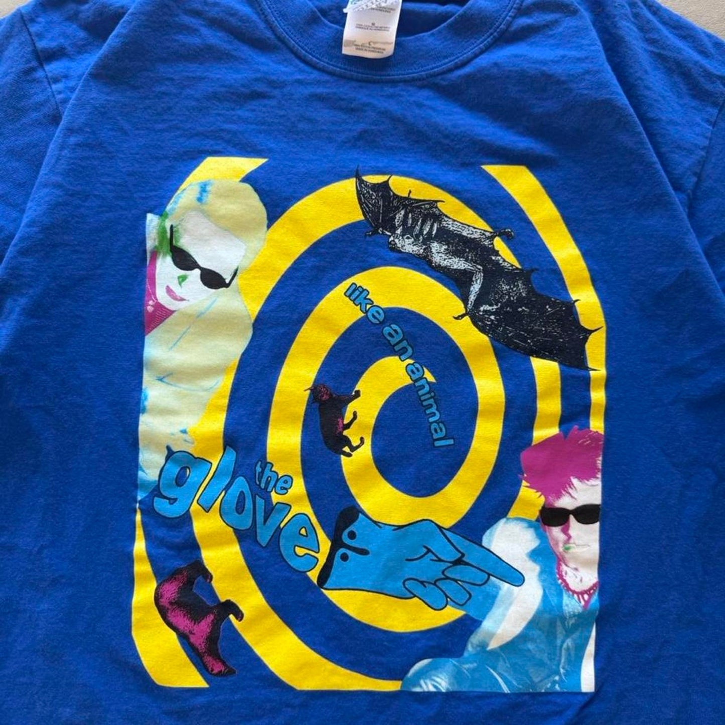 Vintage 90s The Glove Like an Animal Band T-Shirt - Large