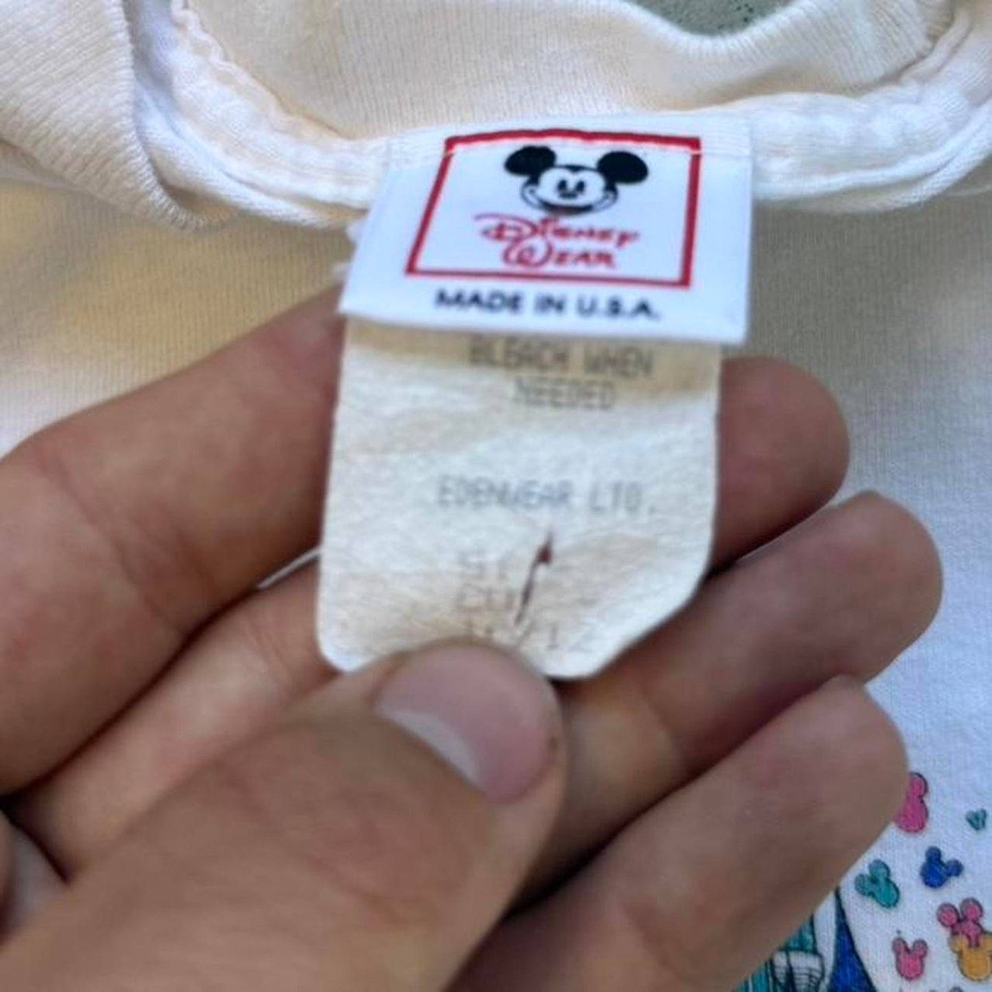 Vintage 90s Walt Disney World Mickey Mouse T-Shirt - Kids 10-12