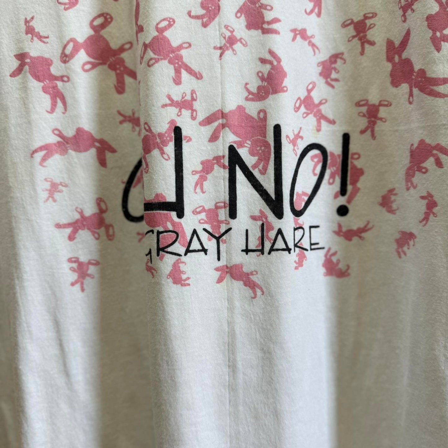 Vintage 90s Oh No Gray Hair Bunny Humor T-Shirt