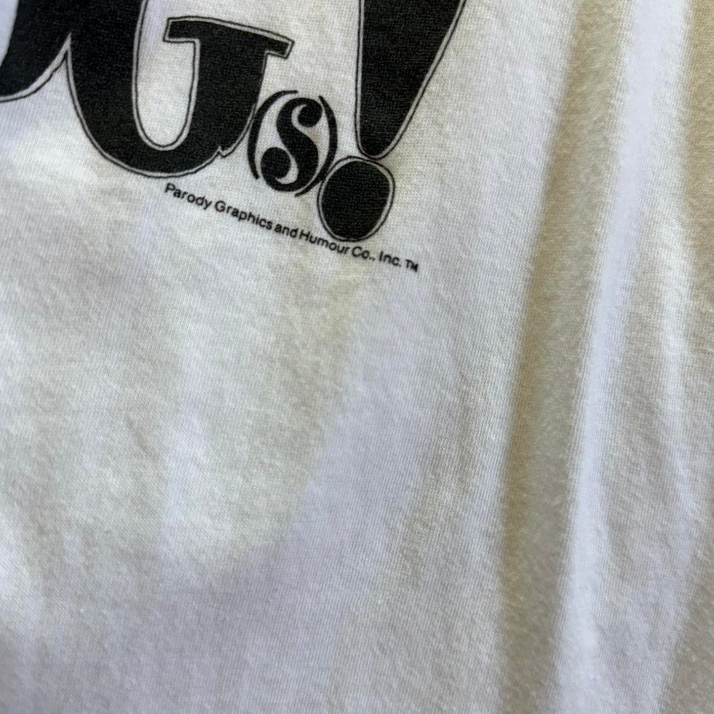 Vintage 80s Controlled by my Dog Animal Cartoon T-Shirt