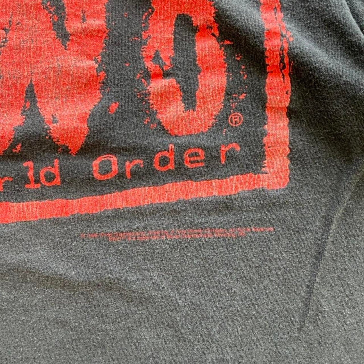 Vintage 90s NWO New World Order Wrestling T-Shirt - Large
