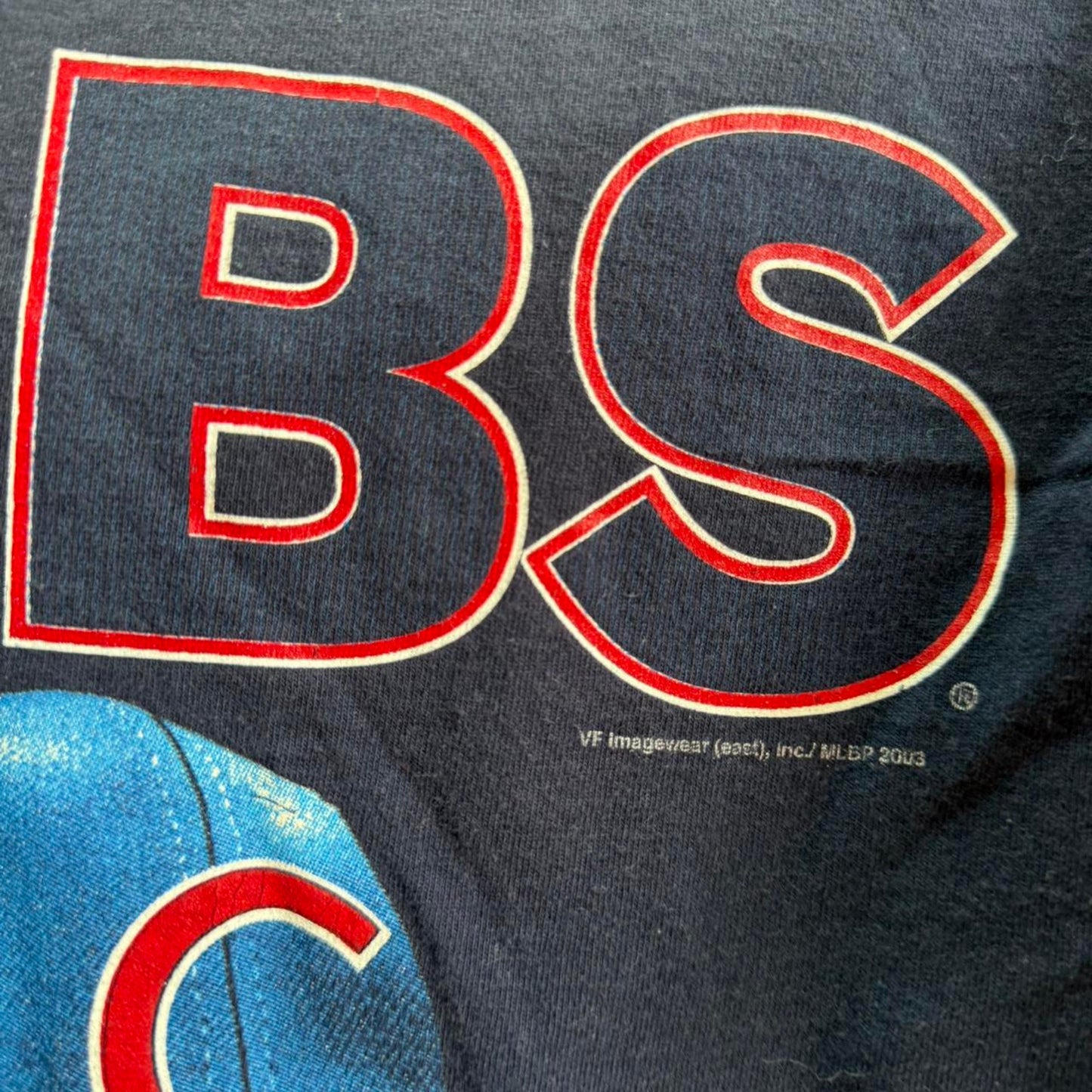 Vintage Chicago Cubs Hat MLB T-Shirt - Large (W)