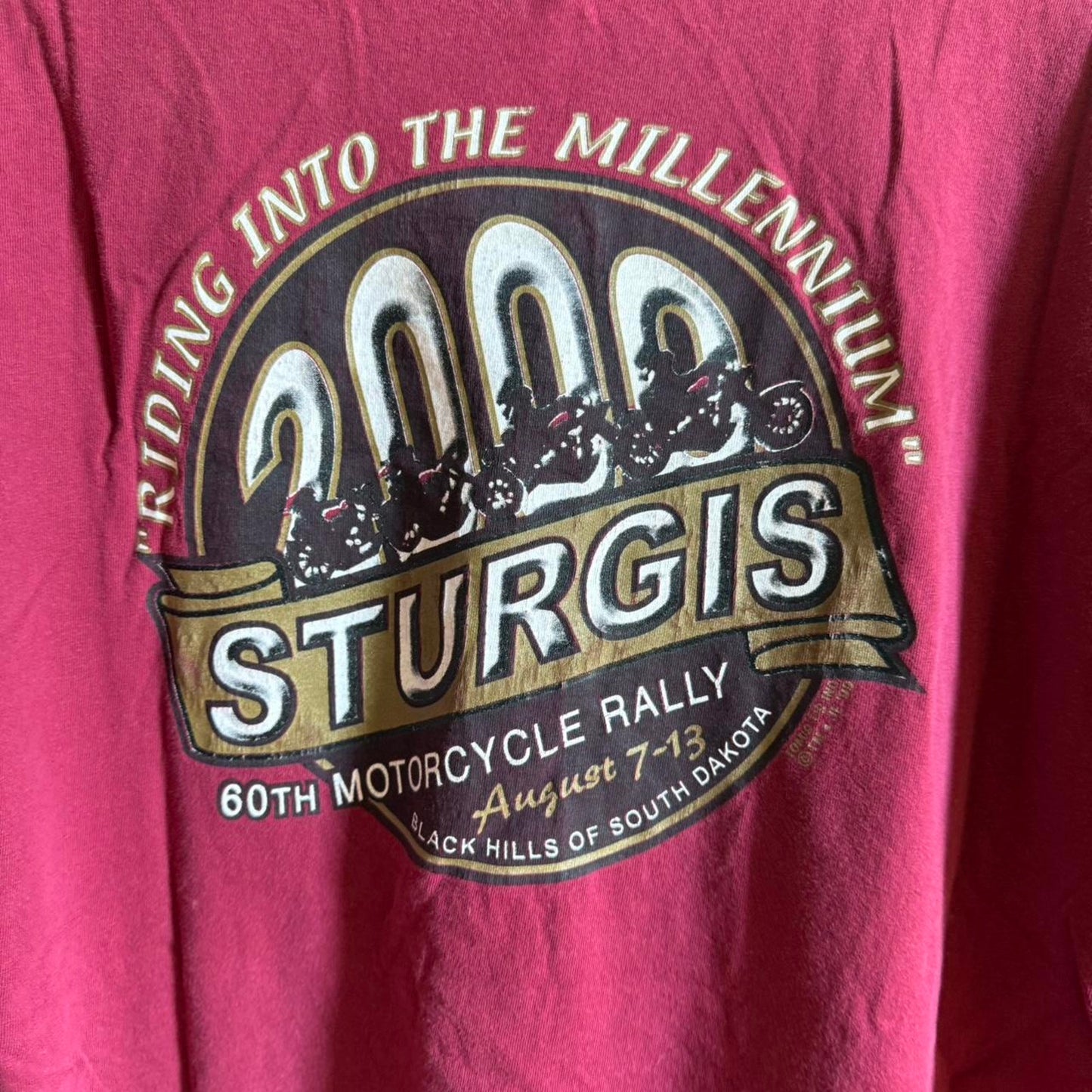 Vintage 90s Sturgis Biker Motorcycle Rally T-Shirt