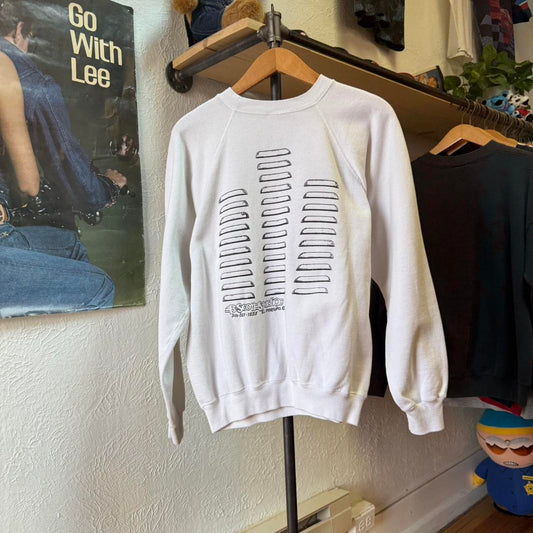 Vintage 80s Last Run Hot Rod Car Crewneck - Large