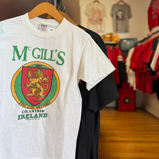 Vintage 90s McGills Ireland Alcohol T-Shirt - Medium