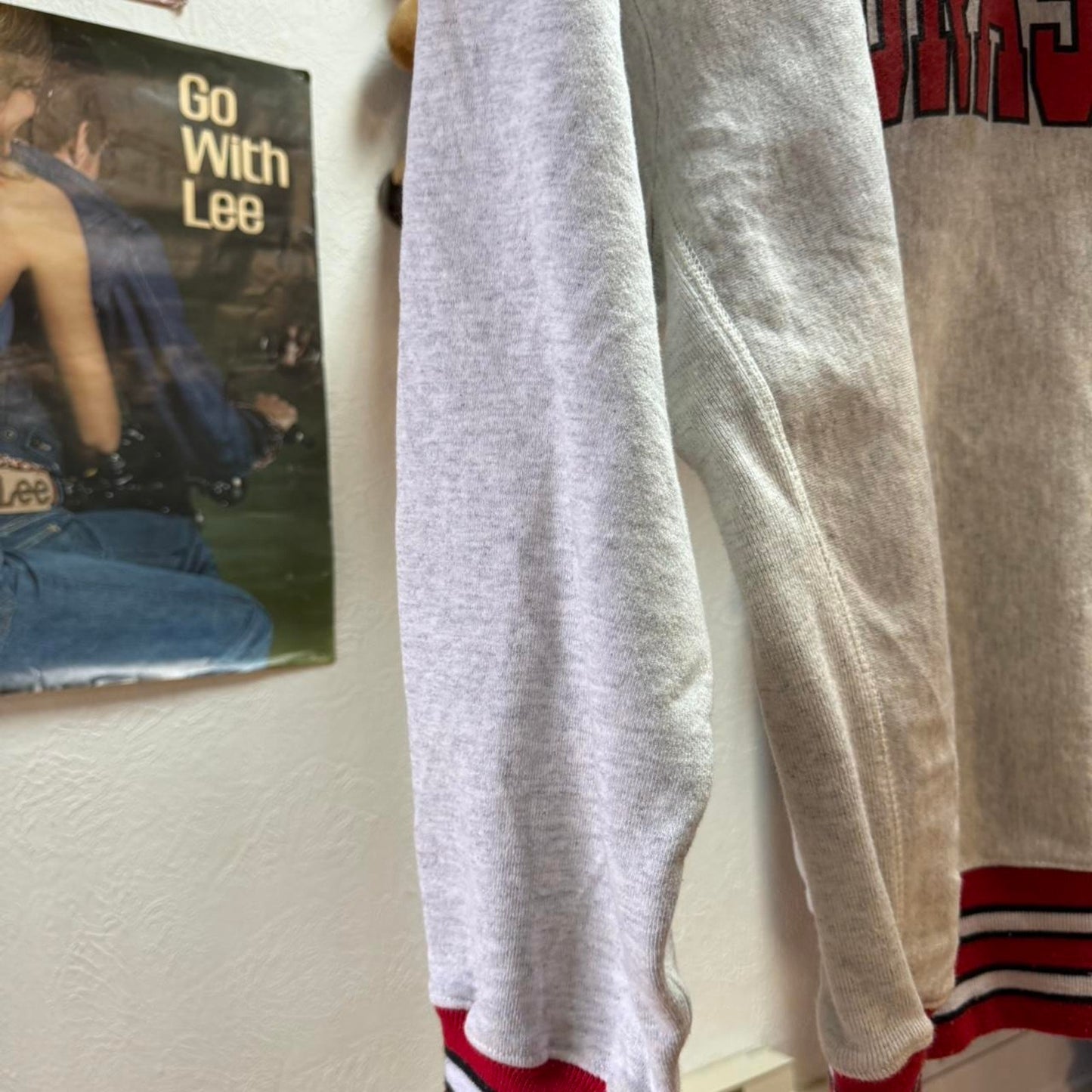 Vintage 90s Nebraska Huskers Ringed Collar Crewneck - X-Large