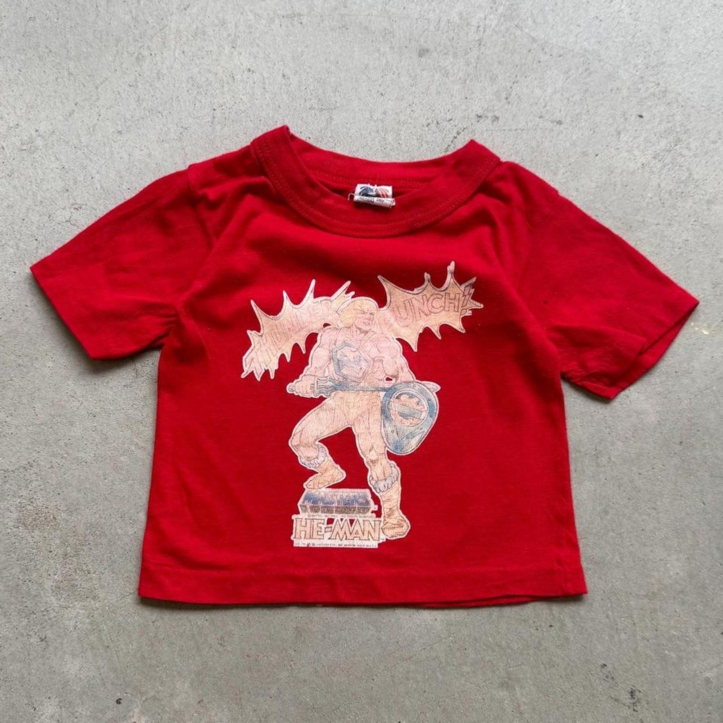 Vintage 80s He Man Iron On Graphic T-Shirt - Kids 6-9 Months