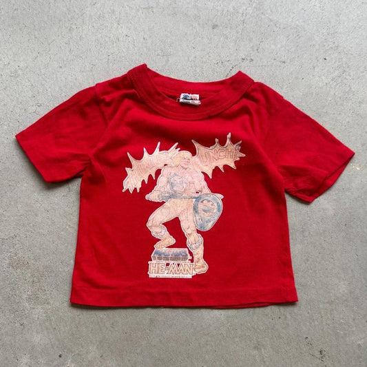 Vintage 80s He Man Iron On Graphic T-Shirt - Kids 6-9 Months