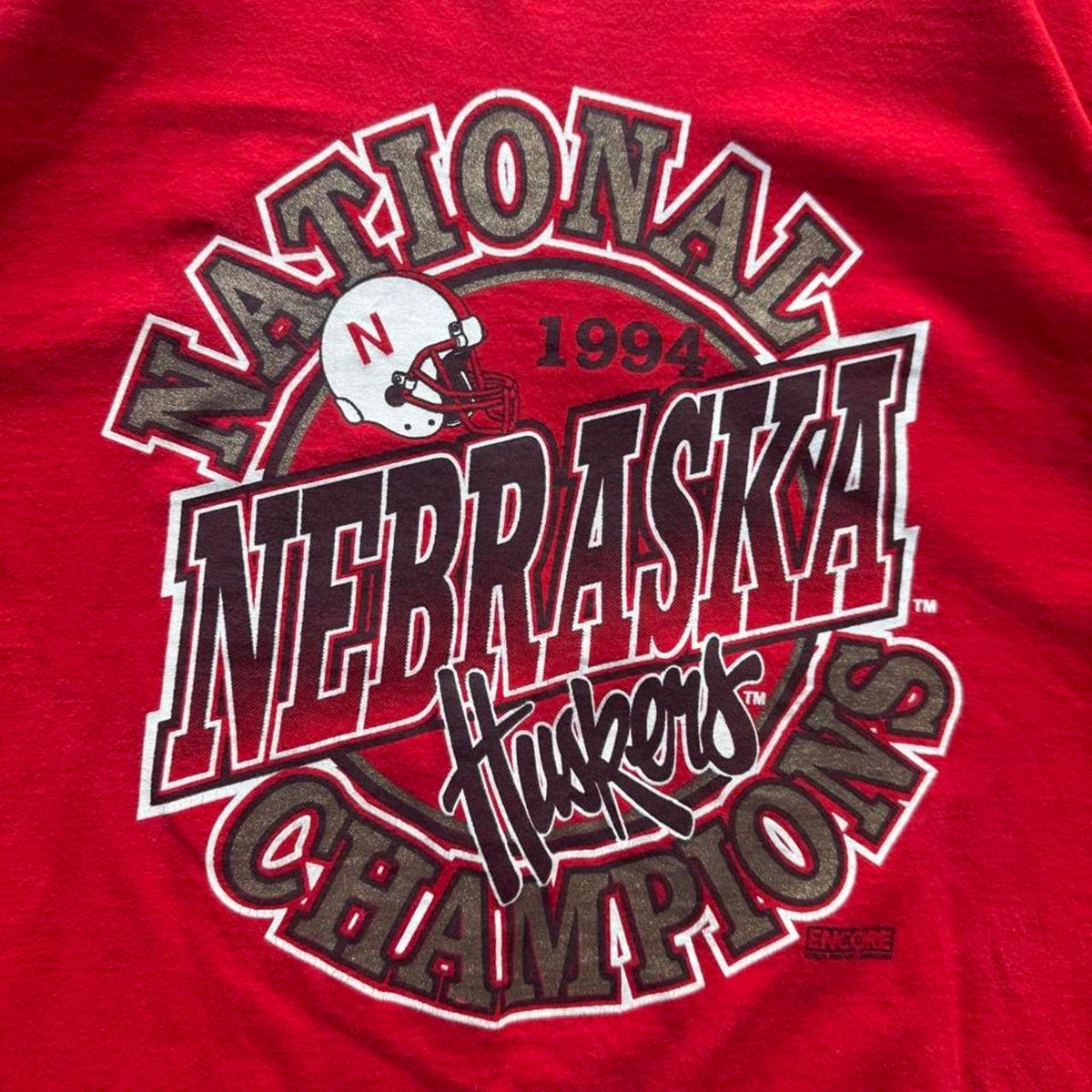 Vintage 1994 Nebraska Huskers Champions T-Shirt - XX-Large