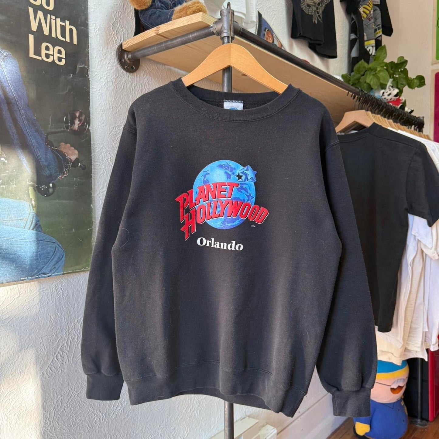 Vintage 90s Planet Hollywood Orlando Crewneck - Medium