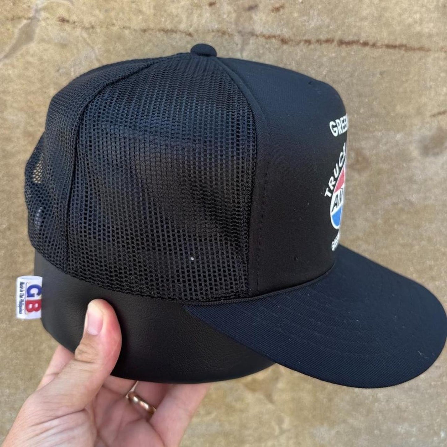 Vintage 90s Amoco Truck Plaza Trucker Cap
