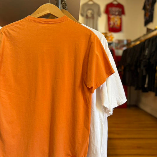 Vintage Please Squeeze Me Orange Russell Athletics T-Shirt