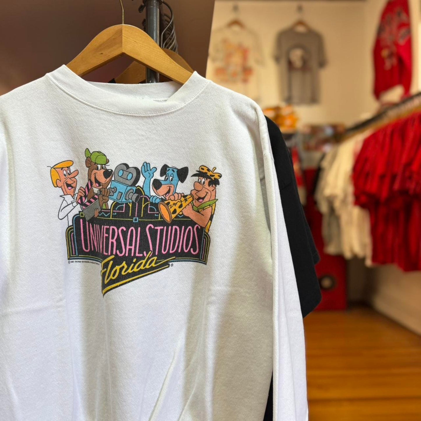 Vintage 90s Universal Studios Florida Cartoon Animation Crewneck