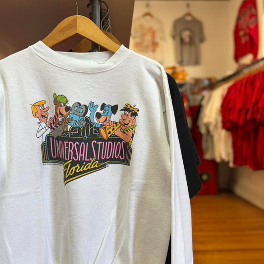 Vintage 90s Universal Studios Florida Cartoon Animation Crewneck