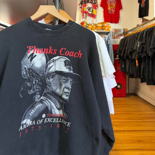 Vintage 90s Nebraska Huskers Thanks Coach Tom Osborne Crewneck
