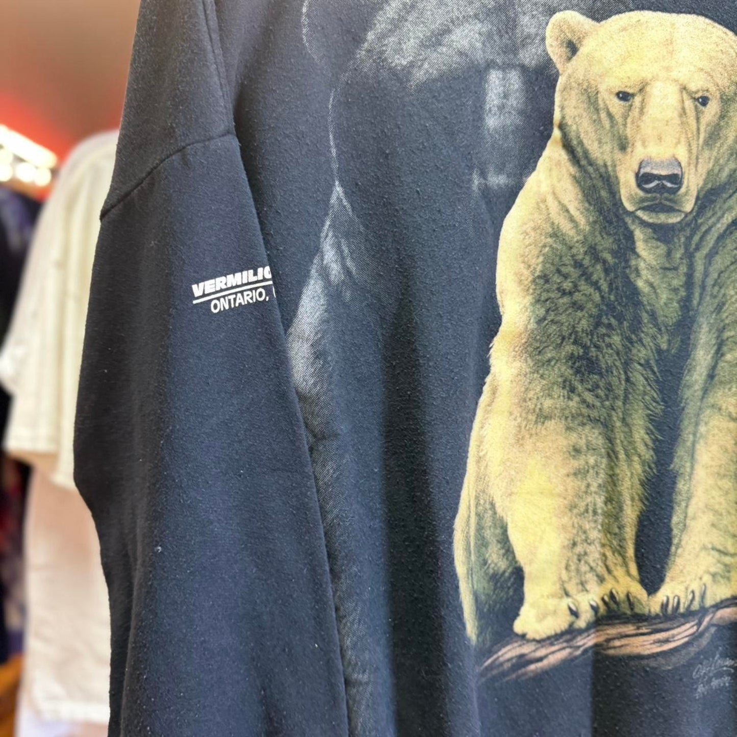 Vintage 90s Polar Bear Animal Crewneck - X-Large