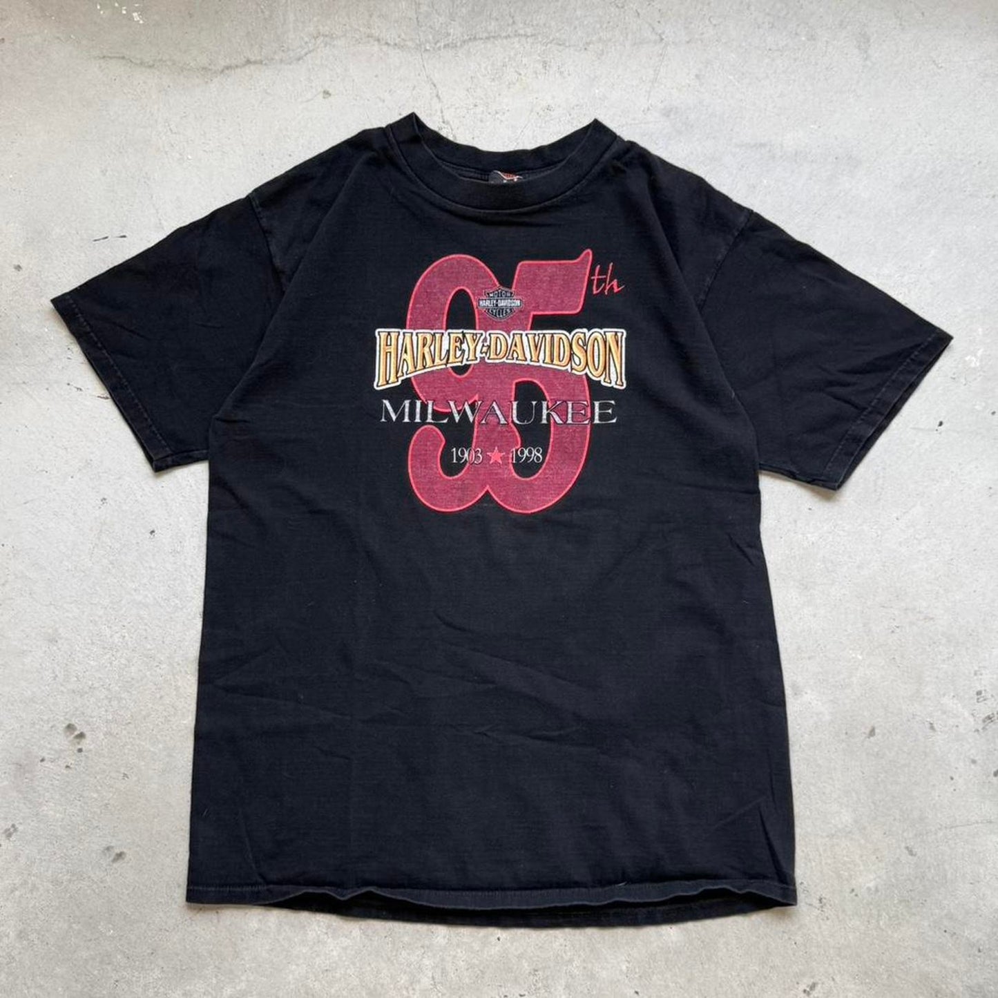 Vintage 90s Harley Davidson Motorcycles Milwaukee Biker T-Shirt - X-Large