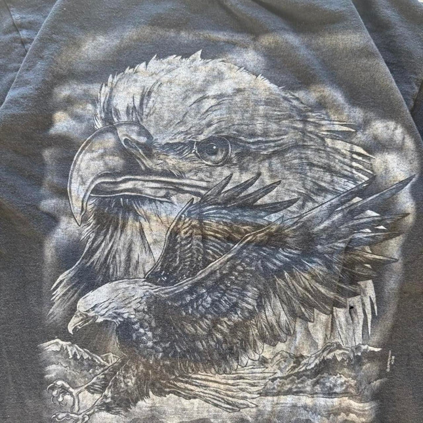 Vintage 90s Eagle Animal Nature T-Shirt - X-Large