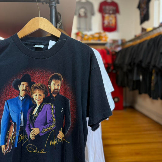 Vintage 90s Brooks and Dunn Reba Country Music Band T-Shirt