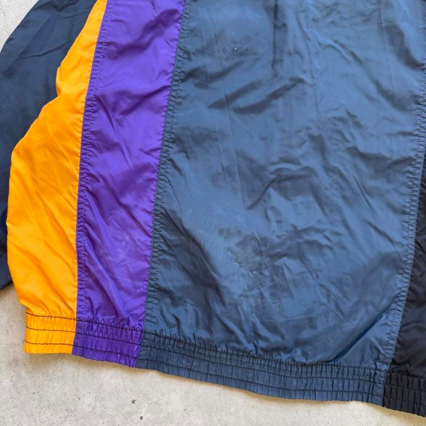 Vintage 90s Nike Side Swoosh Logo Windbreaker Jacket - Kids Medium 10/12
