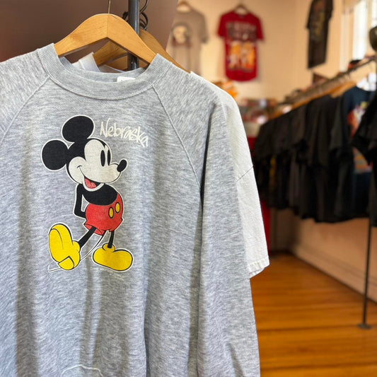 Vintage 80s Disney Mickey Mouse Cartoon Crewneck