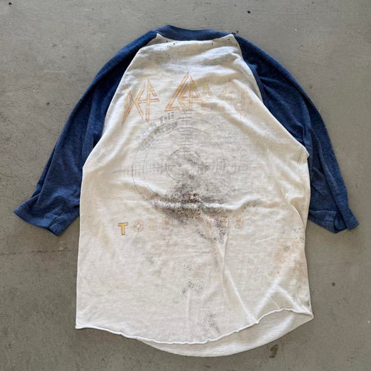 Vintage 80s Led Zeppelin Pyromania Band T-Shirt - X-Large