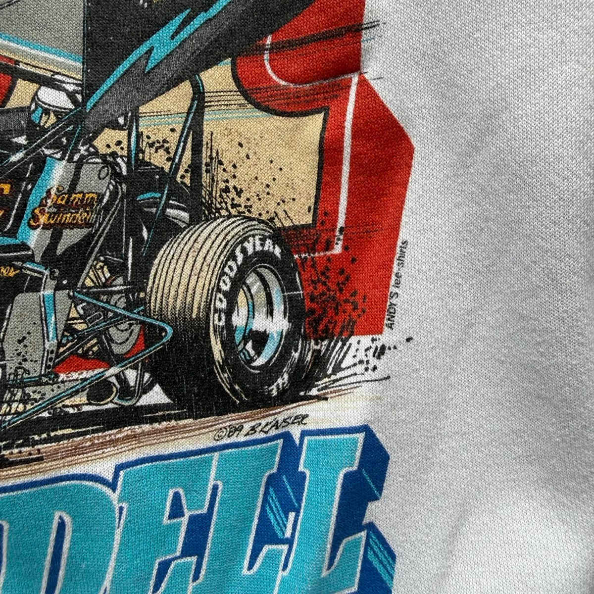 Vintage 90s Dirt Track Racing Swindell Crewneck - Large