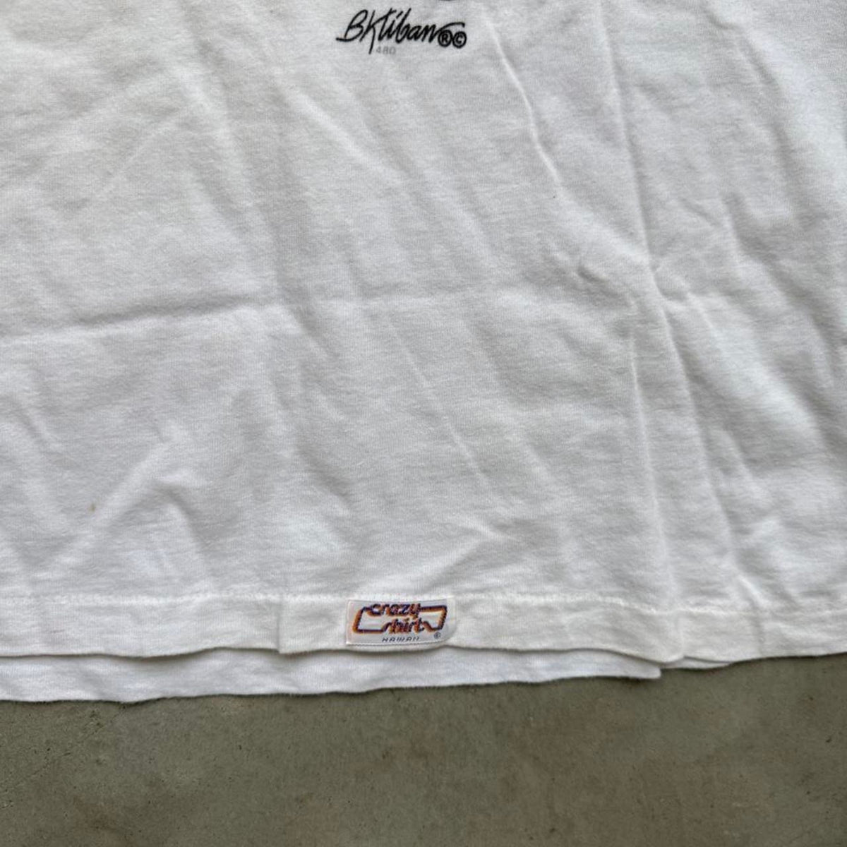 Vintage B Kliban Crazy Shirts Fishing Fish T-Shirt - Large