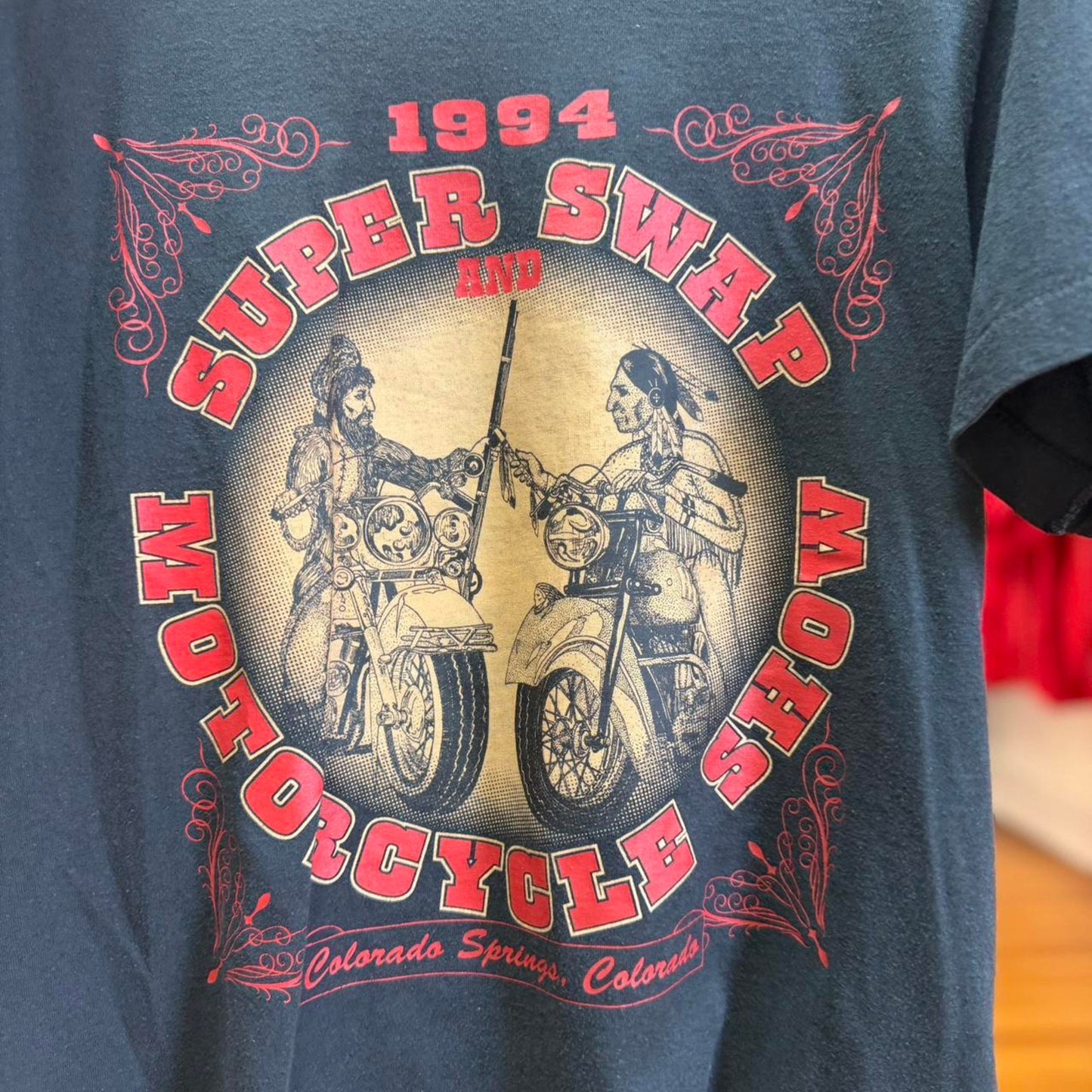 Vintage 90s Super Swap Motorcycle Show Biker T-Shirt