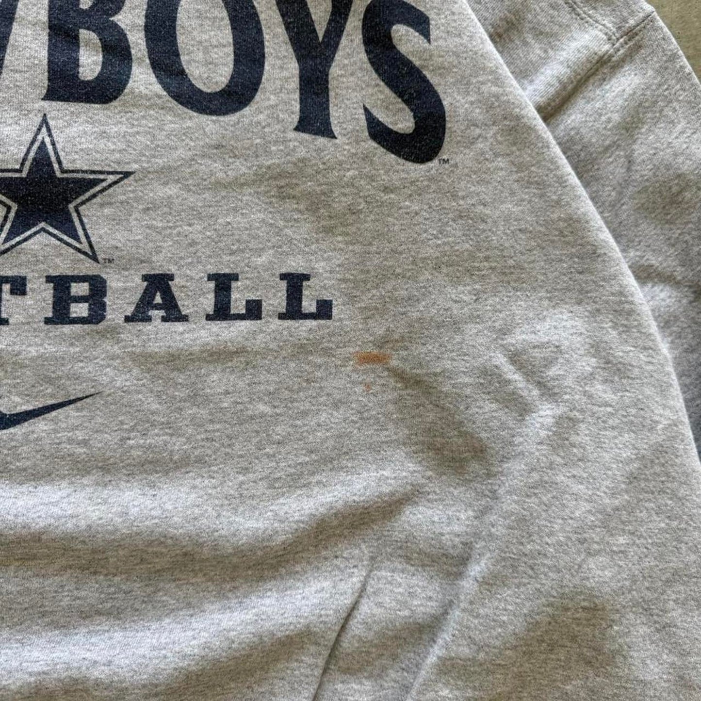 Vintage 90s Nike Center Swoosh Dallas Cowboys Crewneck - X-Large