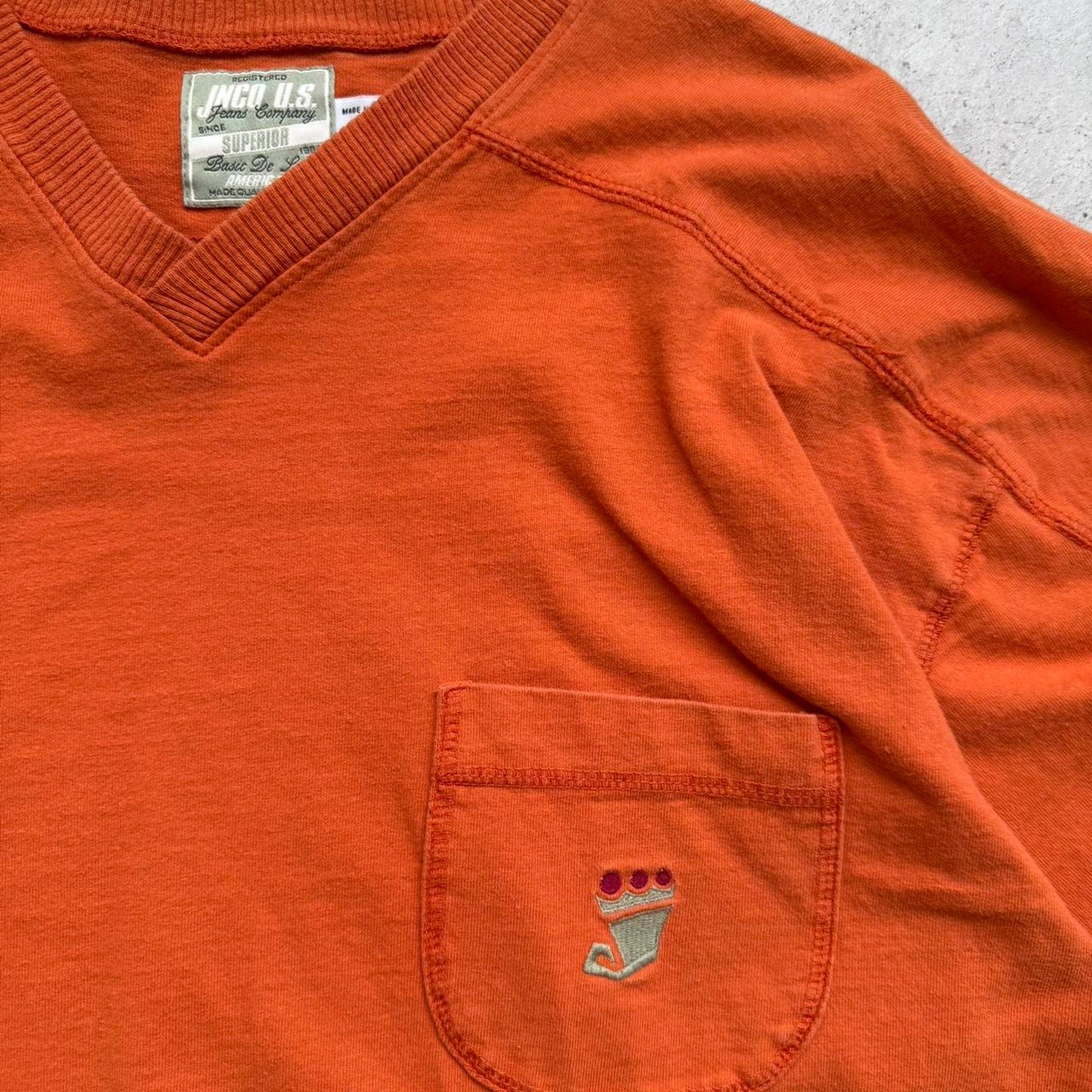 Vintage 90s JNCO Jeans Pocket Skater T-Shirt - X-Large