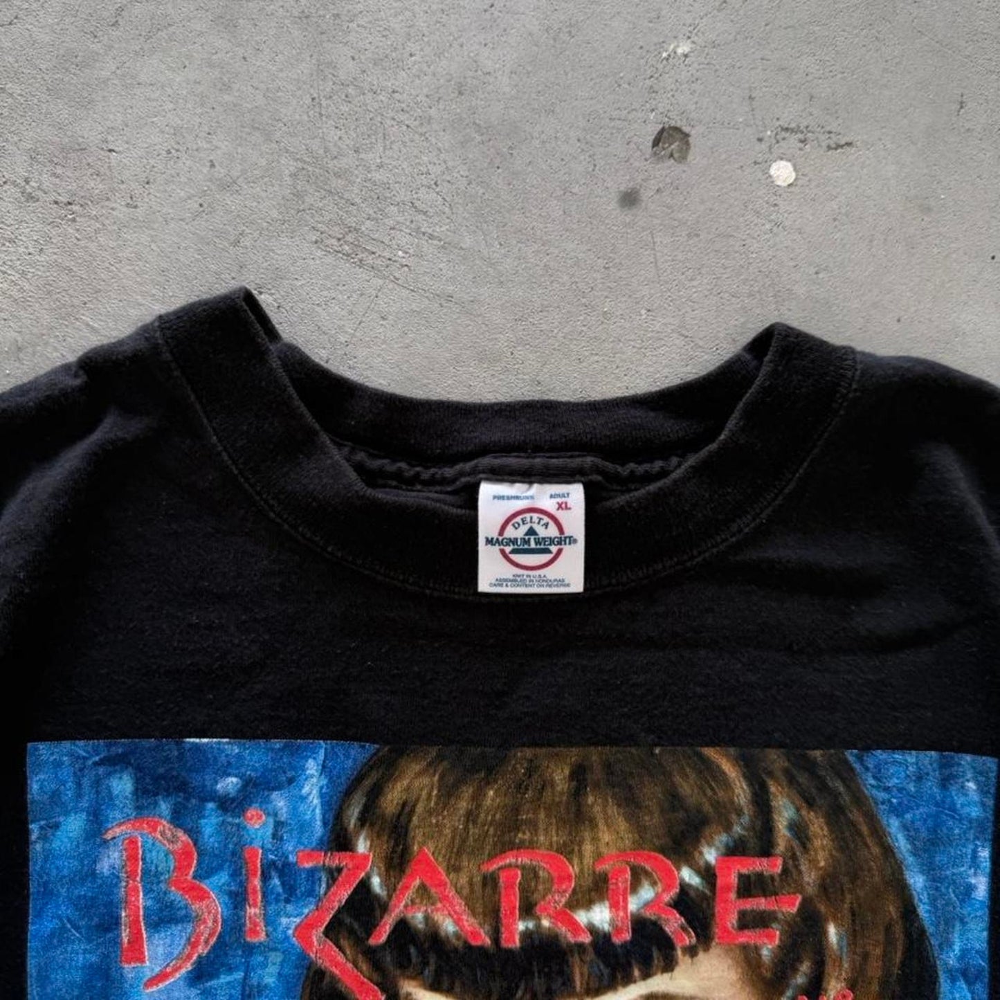 Vintage 90s Bettie Page Bizarre No. 1 Pin Up Girl T-Shirt - X-Large