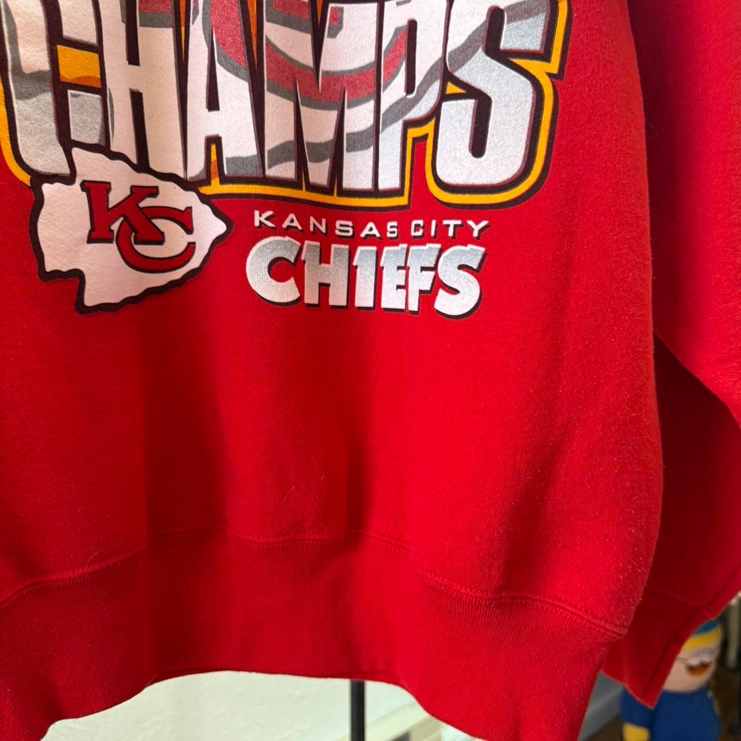 Vintage 90s Kansas City Chiefs Division Champs NFL Crewneck - Medium