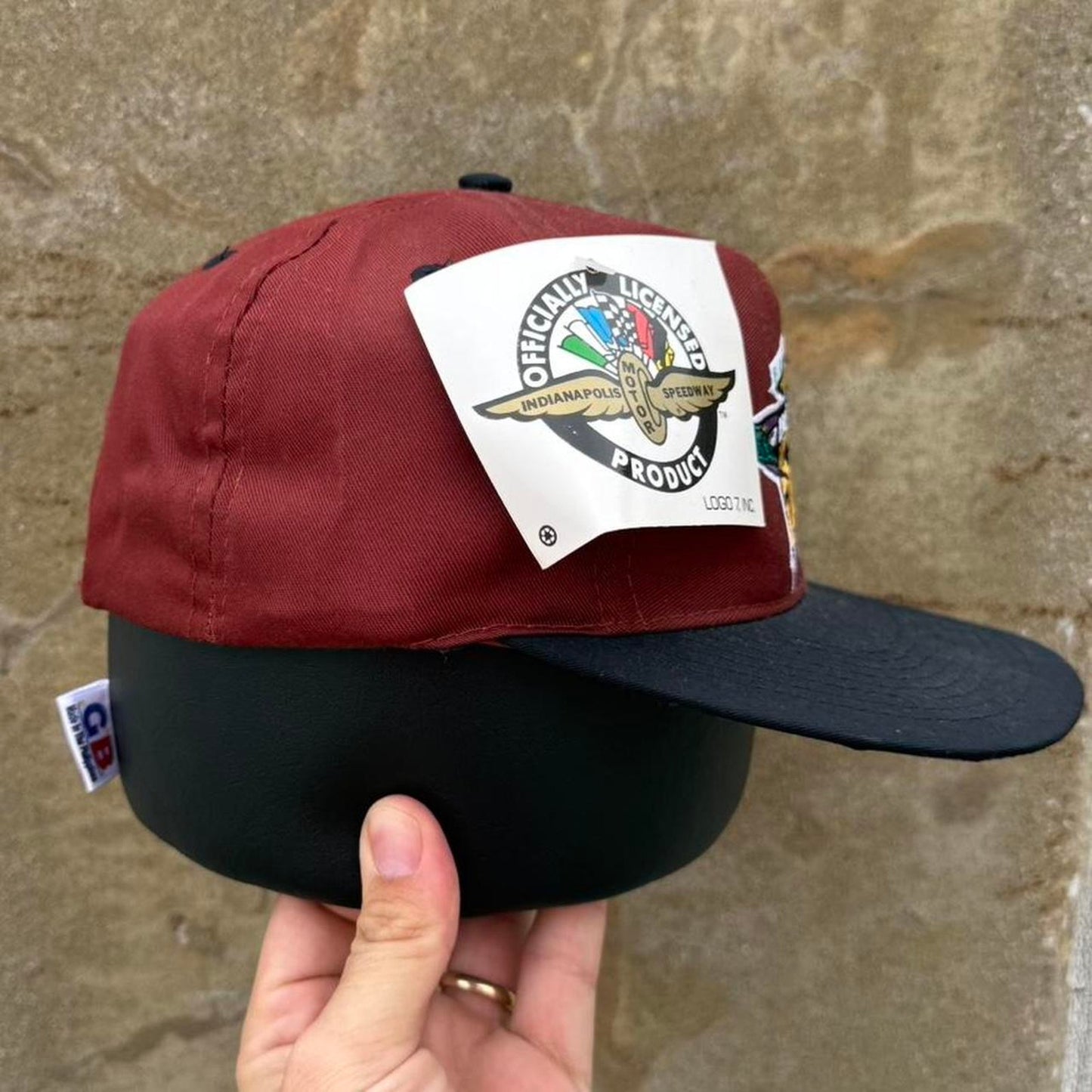 Vintage 90s Indianapolis Indy 500 Racing Race Car Snapback