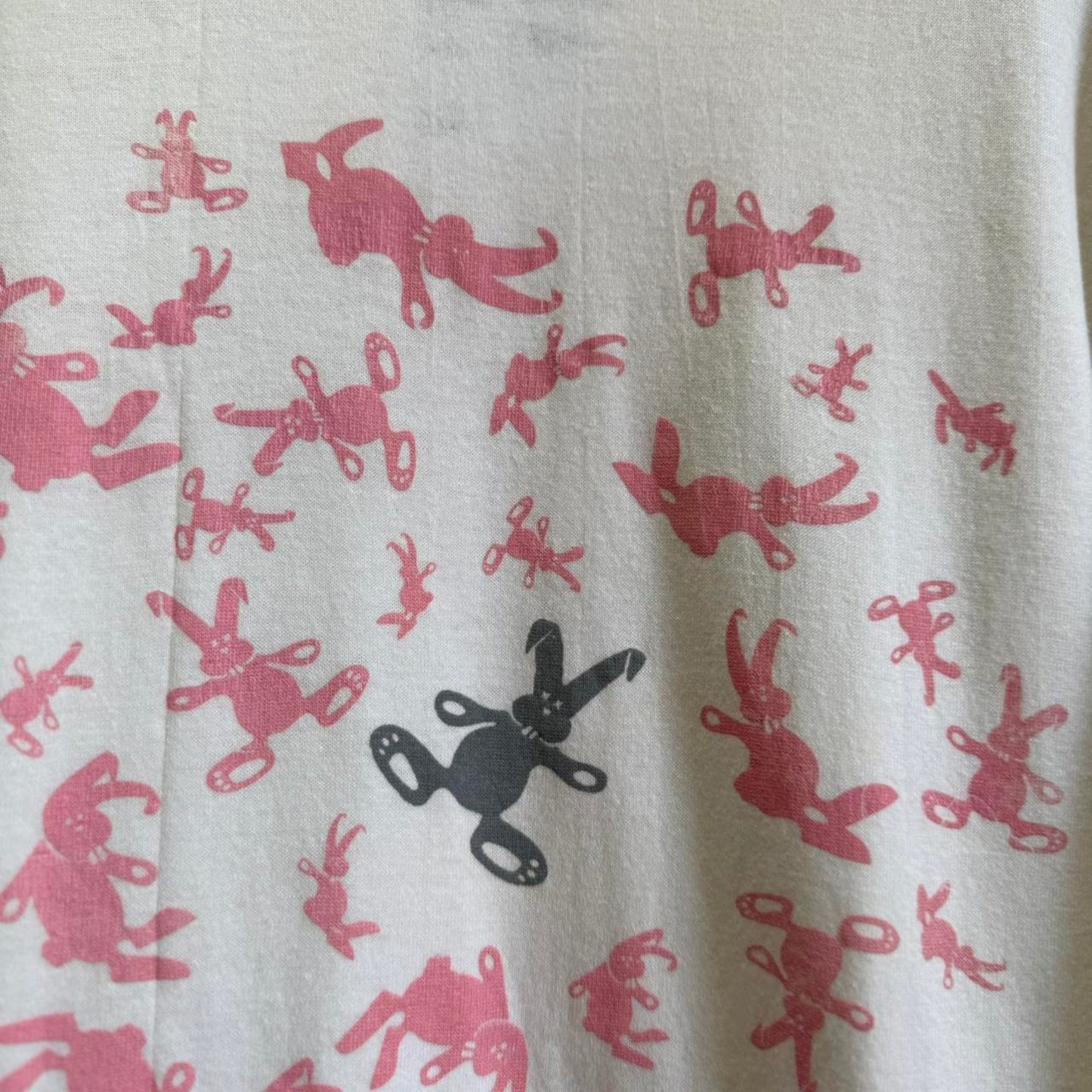Vintage 90s Oh No Gray Hair Bunny Humor T-Shirt