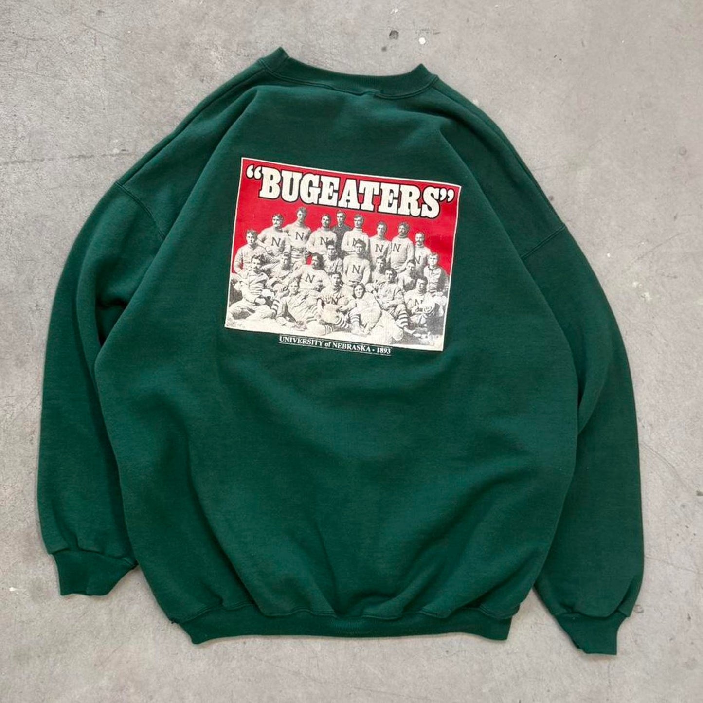Vintage 90s Nebraska Bugeaters Huskers Crewneck - XX-Large