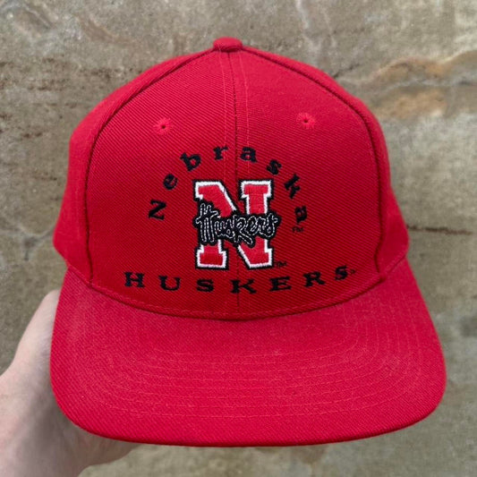 Vintage 90s Nebraska Huskers Russell Athletic Snapback