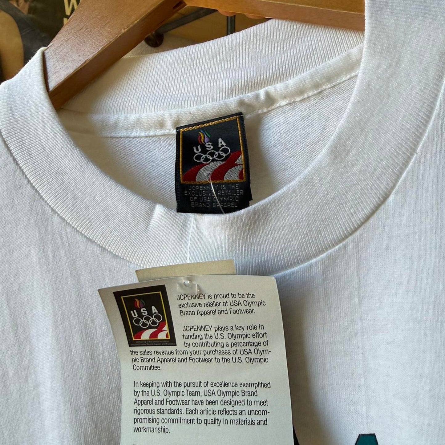 Vintage 1996 USA Olympics Atlanta USA T-Shirt - Medium