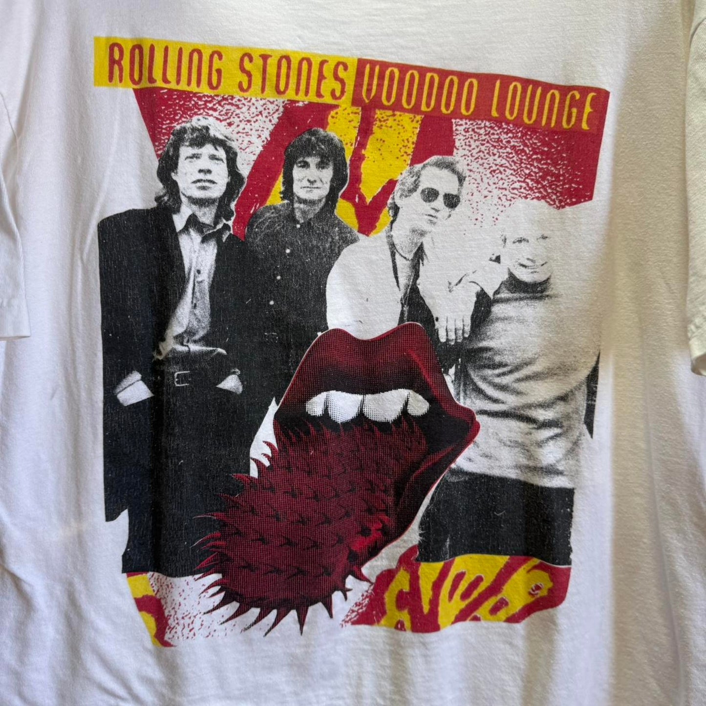 Vintage 1994 Rolling Stones Voodoo Lounge Band T-Shirt - Large