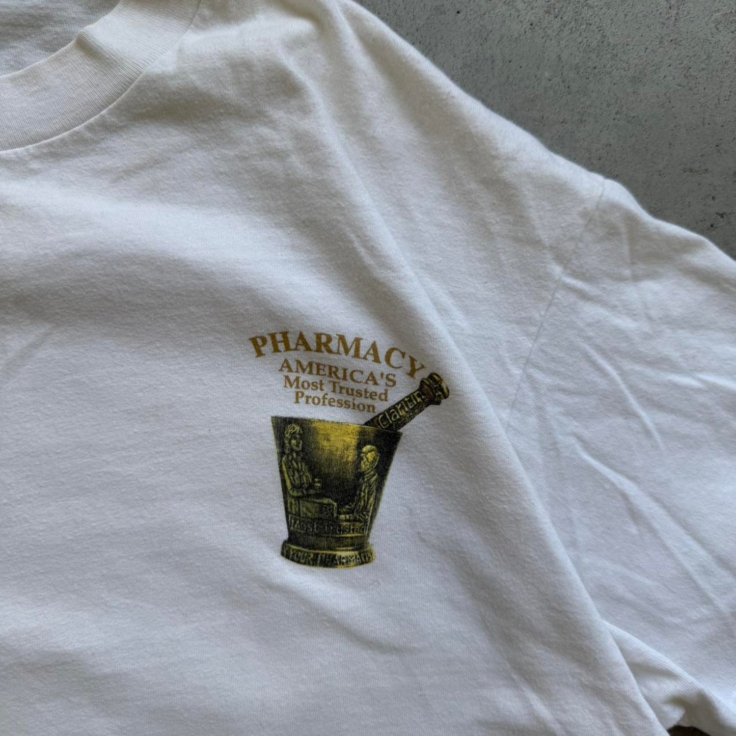 Vintage 90s Claritin Pharmacy Medical Medicine T-Shirt - X-Large