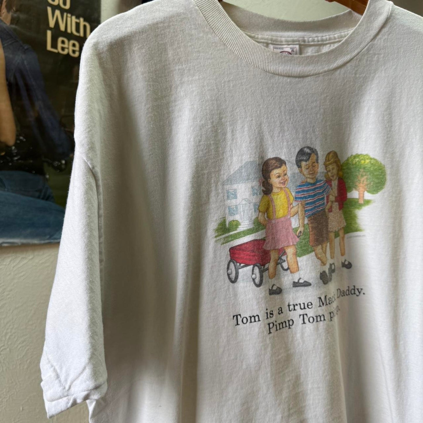 Vintage 90s Mack Daddy Pimp Tom Pimp Cartoon T-Shirt - X-Large